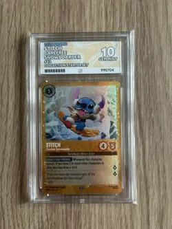Disney Lorcana Promo | Stitch Carefree Snowboarder 42/P3 ACE10 Perfect Subgrades - Image 1