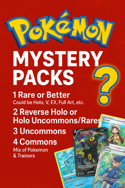 Pokemon cards mystery packs - 10 cards per pack (English) - Image 1