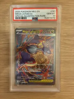Pokemon Cards PSA 10 GEM MT Mega Latias Ex SIR Mega Evolutions Rare 181/132 - Image 1