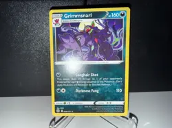 2022 Pokemon TCG Grimmsnarl 094 Brilliant Stars Rare Card NM+ - Image 1