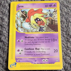 Pokemon TCG Jynx 18/147 Aquapolis Rare Regular EN Basic 60HP 2002 Unlimited - Image 1