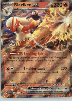 Blaziken ex 024/159 Double Rare Journey Together Pokemon Near Mint - Image 1