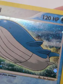 Wailord Holo Rare 14/109 Ruby and Sapphire 2003 Holo Pokemon English - Image 5