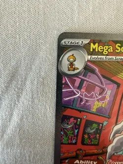 Pokemon Ascended Heroes Mega Scrafty Ex SIR #285 NM - Image 2