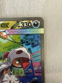 Pokemon Ascended Heroes Mega Scrafty Ex SIR #285 NM - Image 3