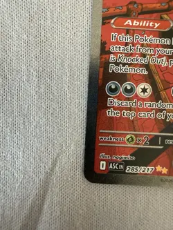 Pokemon Ascended Heroes Mega Scrafty Ex SIR #285 NM - Image 5