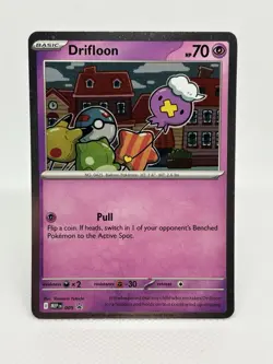 Drifloon 005 Holo Promo ME: Mega Evolution Promo Pokemon NM/M *SWIRL* - Image 1