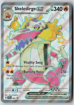 Skeledirge ex 081 Holo Promo Scarlet & Violet Promo Pokemon NM - Image 1