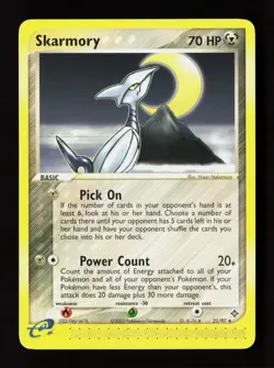 Skarmory 21/97 Rare Dragon Pokemon Near Mint - Image 1