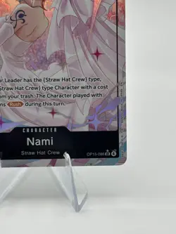 One Piece TCG OP15 086 Nami AA Alternate Art Adventure On Kami’s Island English - Image 5