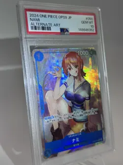 PSA 10 2024 ONE PIECE JPN OP09-EMPERORS IN THE NEW WORLD ALTERNATE ART NAMI - Image 3