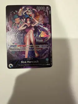 One Piece TCG Leader Boa Hancock OP07-038 Alt Art 500 Years In The Future NM - Image 1