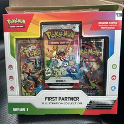 Pokemon TCG First Partner Illustration Collection Series 1 Promo Pack 3 Cards - Image 1