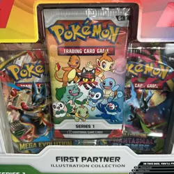 Pokemon TCG First Partner Illustration Collection Series 1 Promo Pack 3 Cards - Image 2