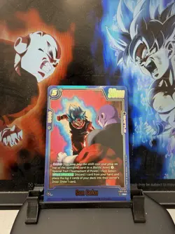 Son Goku FB09-036 Alternate Art Dual Evolution Dragon Ball Card English Fusion - Image 1