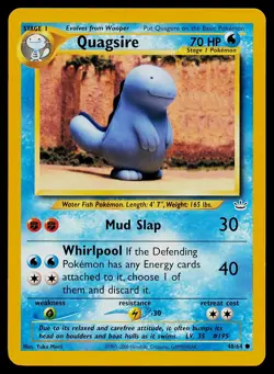 Pokemon Card Quagsire 48/64 Neo Revelation Common - Image 1