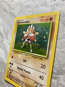 Pokemon Card - Hitmonchan - 7/102 - Holo Unlimited - Base Set - WOTC - [D] - Image 2