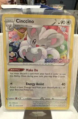 Cinccino - (Prerelease) SWSH009 SWSH: Sword & Shield Promo Cards Holo - Image 1