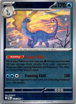 Aurorus 024/088 Rare Perfect Order Pokemon Reverse Holo Near Mint - Image 1