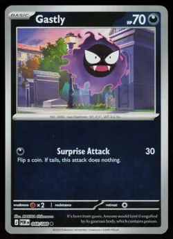Gastly 048/088 Common Perfect Order Pokemon Reverse Holo Near Mint - Image 1
