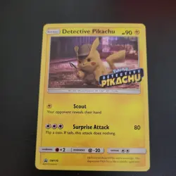 Detective Pikachu (Stamped) - SM170 - SM Black Star Promo PL/MP, English Pokemon - Image 1