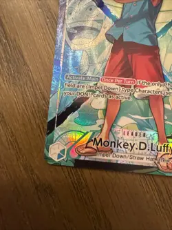One Piece OP16-022 Monkey D Luffy Alt Art Leader OP16 - Image 5