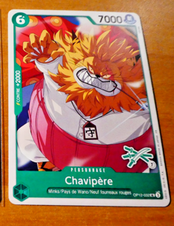 ONE PIECE FRANCAIS CARD GAME CARTE LD01 PROMO CHAVIPERE N°7 FR MINT - Image 1