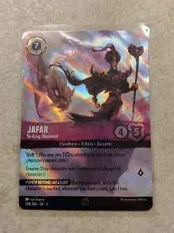 Disney Lorcana Jafar Striking Illusionist (Enchanted 208/204) - Image 1