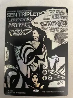 Mtg [x1] Sen Triplets (Borderless Foil) Secret Lair - Near Mint, English - Image 1