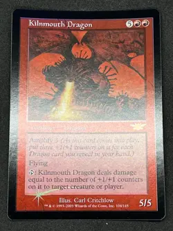 Magic the Gathering MTG Kilnmouth Dragon Red Legions Foil - Image 1