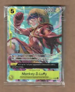 Monkey.D.Luffy (Illustr Box Vol.3) OP07-109 One Piece Sealed Promo Foil Card - Image 1