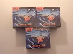 X3 Pokemon TCG: Chaos Rising Standard ETB New & Sealed *X1 TORN SEAL* - Image 1