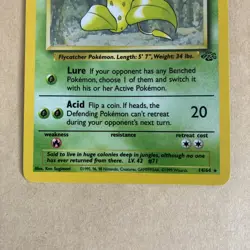 Pokemon Victreebel - Holo Rare- 14/64 - Jungle Set- Vintage - LP - Image 4