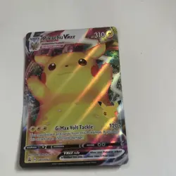 Pokemon TCG: Pikachu VMAX Celebrations SWSH062 Full Art Black Star Promo NM - Image 1