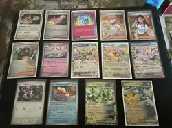 Prismatic Evolution Card Lot - Full Art Ex Pokeball Masterball Reverse Pokemon - Image 1