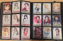 Weiss Schwarz TCG Manga Full Binder Lot Holo's & Base Holo Shiny Variations Foil - Image 2