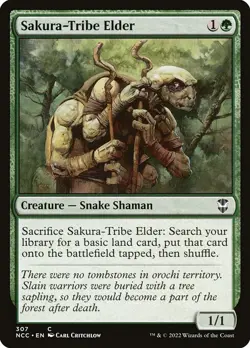 [MTG] Sakura-Tribe Elder (307) (NCC) LP-HP - Image 1