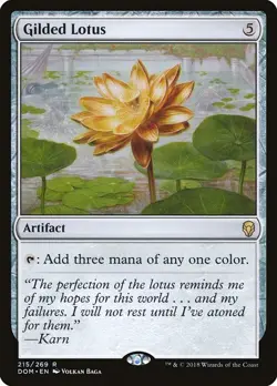 [MTG] Gilded Lotus (215) (DOM) LP-HP - Image 1