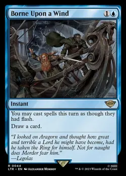 [MTG] Borne Upon a Wind (0044) (LTR) LP-HP - Image 1