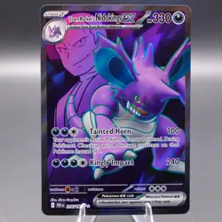 Team Rocket's Nidoking ex 216/182 Ultra Rare SV10: Destined Rivals Pokemon NM - Image 1