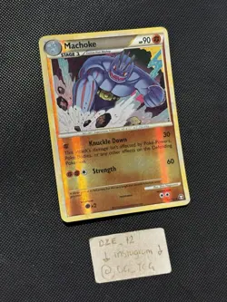 Pokemon HGSS Triumphant - Machoke - Reverse Holo Uncommon - 40/102 - LP - Image 3