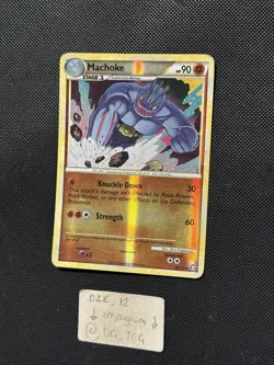 Pokemon HGSS Triumphant - Machoke - Reverse Holo Uncommon - 40/102 - LP - Image 4