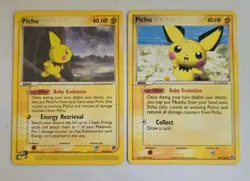 Pichu Pokemon Card Lot Of 2 Pokemon TCG 2003 2005 - Image 1