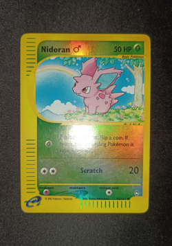 Pokemon Nidoran 96/147 Aquapolis - Reverse Holo Common ENG EXC/NM WOTC - Image 1
