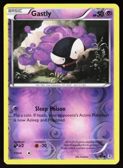 Gastly 33/83 Common Generations Pokemon Reverse Holo LP - Image 1