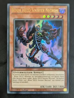 Boser HELD Sinister Necrom LDS3-DE026 Ultra Rare DE NM YUGIOH - Image 1