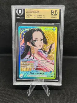 One Piece CCG Boa Hancock ALT ART Leader Op14-041 BGS 9.5 GEM MINT - Image 1