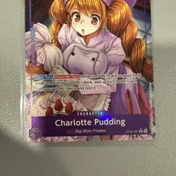 Charlotte Pudding OP08-067 Rare Alt Art Parallel NM ENG pack fresh - Image 3