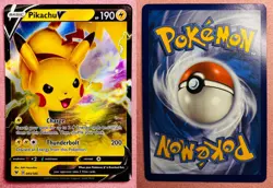 Pikachu V 043/185 Holo | SWSH Vivid Voltage | 2020 Pokemon TCG Card | NM - Image 3