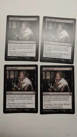 4 x Thoughtseize Theros MTG Magic the Gathering LP - Image 1